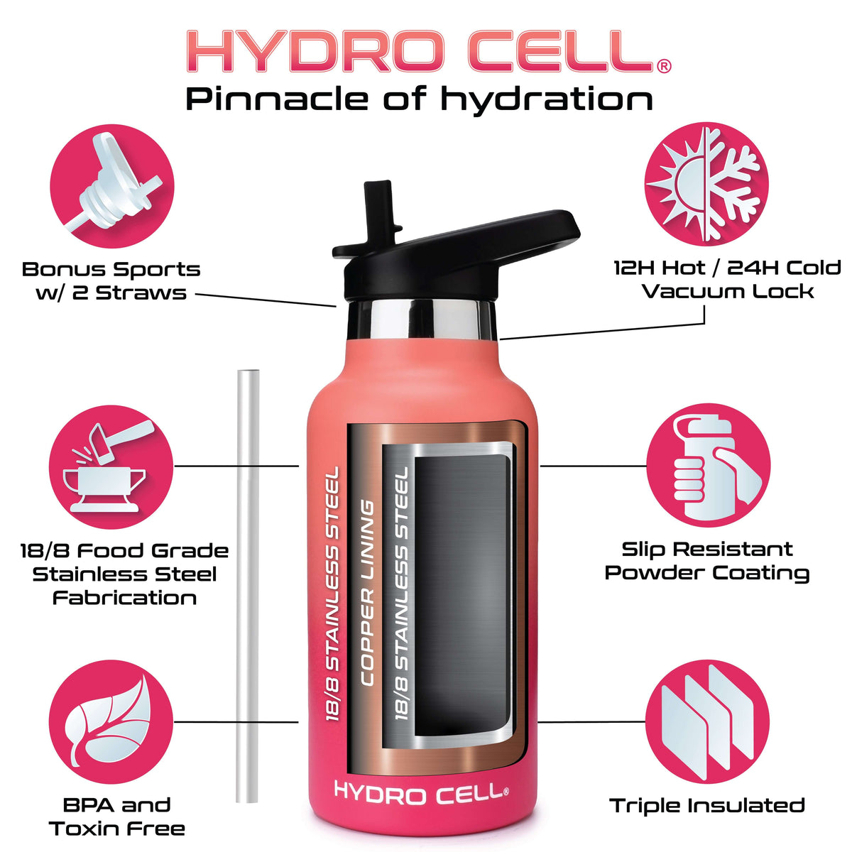 Coral/Punch 16oz Standard