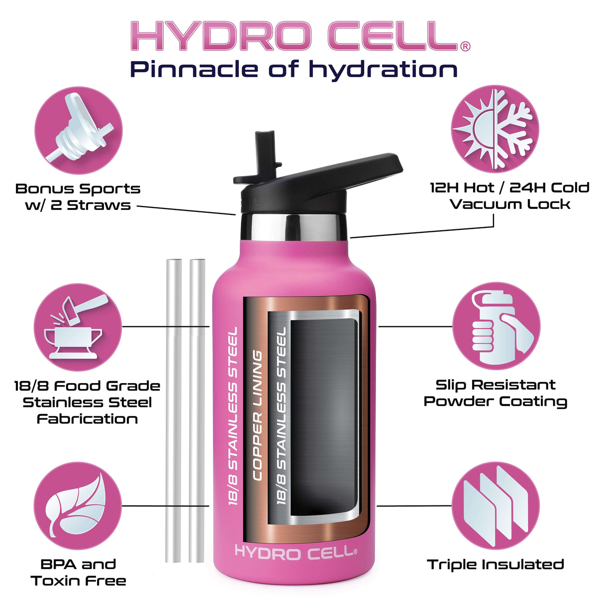 Fuchsia 16oz Standard
