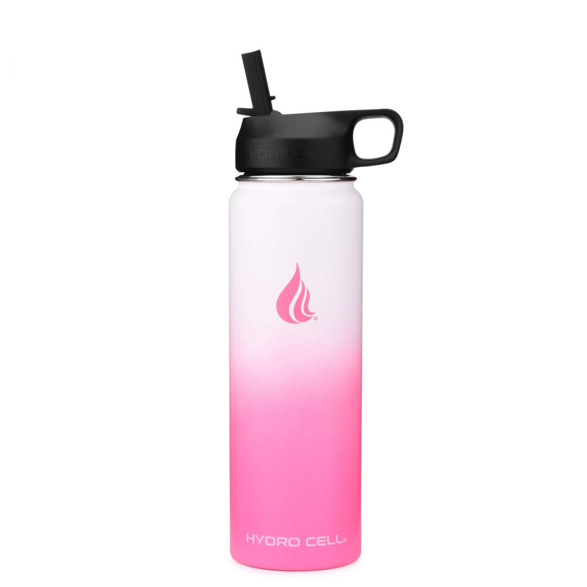 White/Pink 24oz Wide