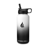 Black/White 32oz Wide