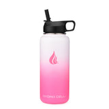 White/Pink 32oz Wide