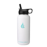 White 32oz Wide