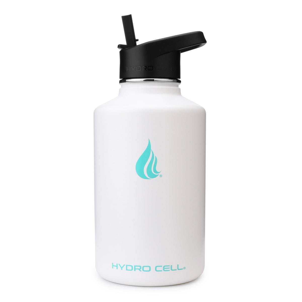 White 64oz Wide
