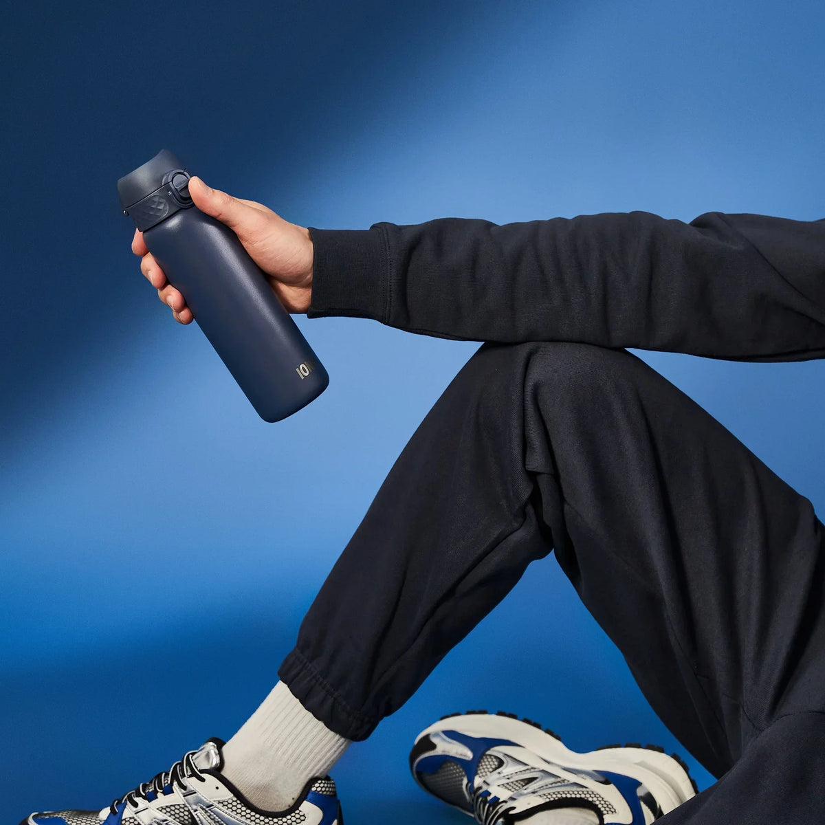 Leak Proof Slim Thermal Steel Water Bottle, Insulated, Ash Navy, 17oz