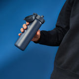 Leak Proof Slim Thermal Steel Water Bottle, Insulated, Ash Navy, 17oz