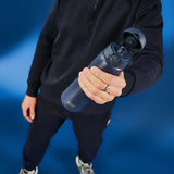 Leak Proof Slim Thermal Steel Water Bottle, Insulated, Ash Navy, 17oz