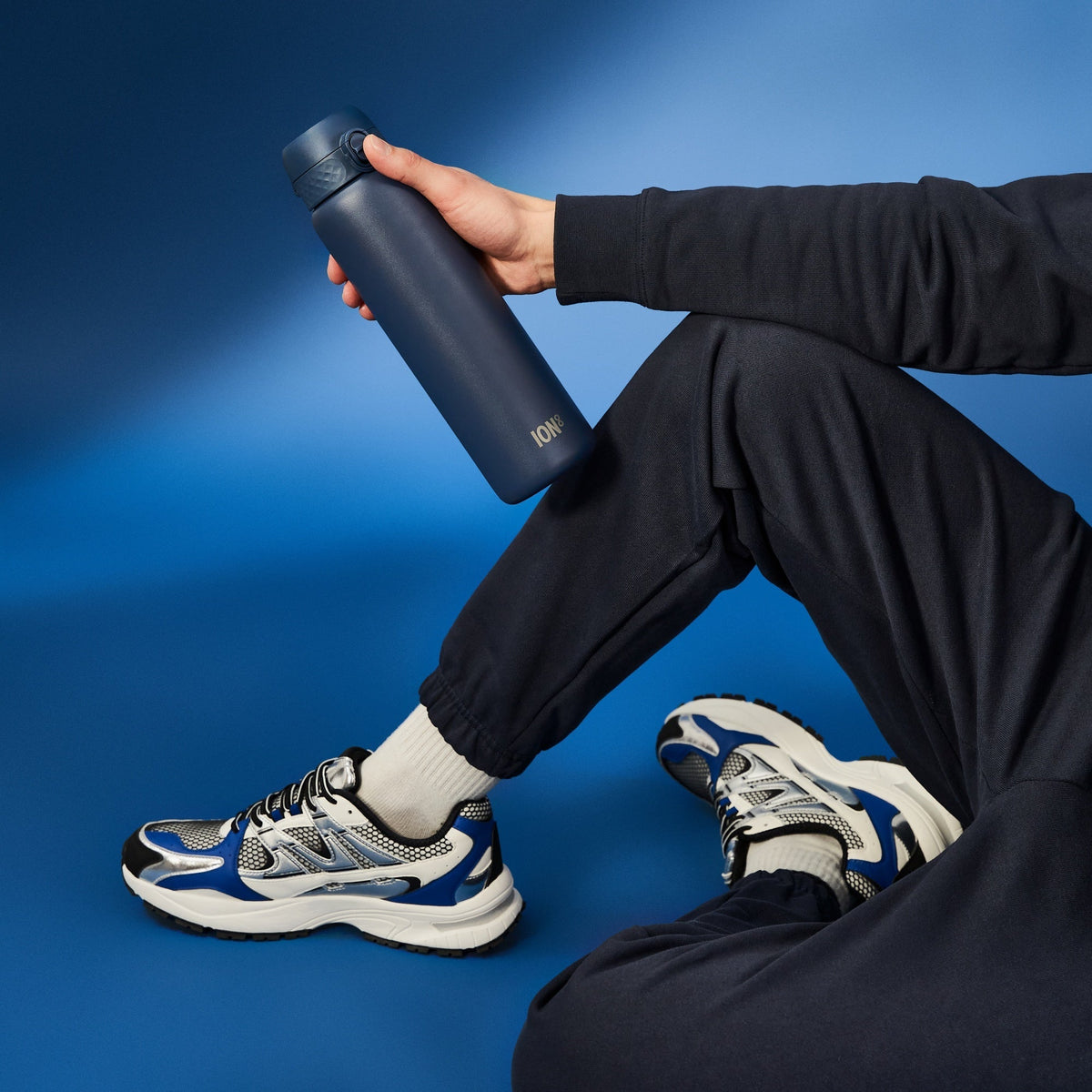 Leak Proof Thermal Water Bottle, Insulated, Ash Navy, 31oz
