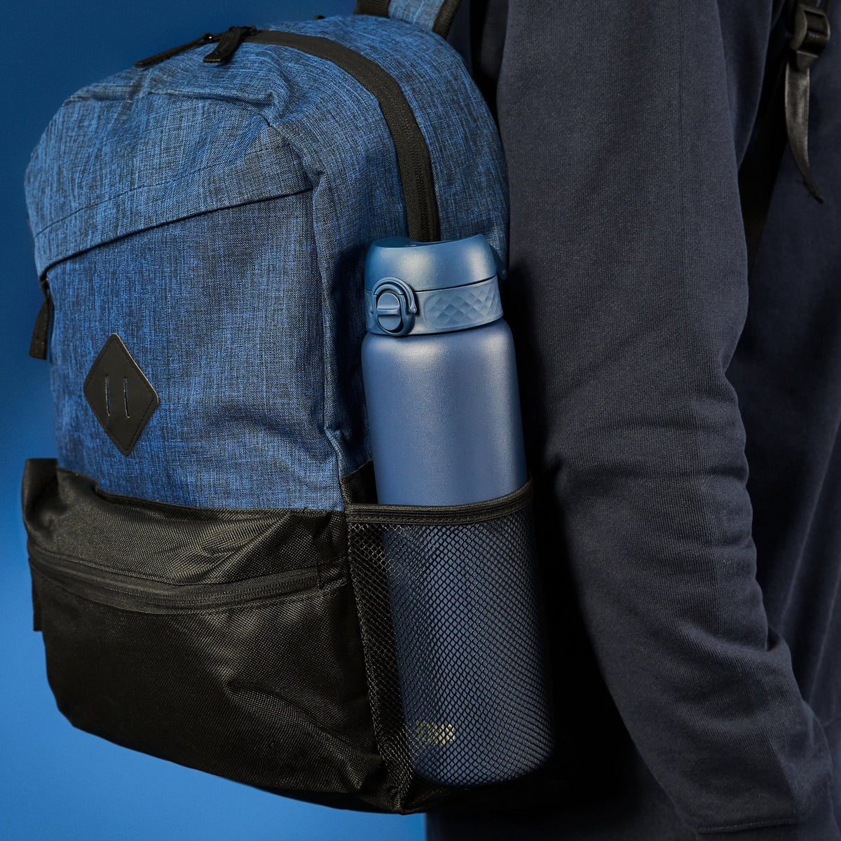 Leak Proof Thermal Water Bottle, Insulated, Ash Navy, 31oz