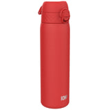 Leak Proof Slim Water Bottle, Stainless Steel, Red, 20oz