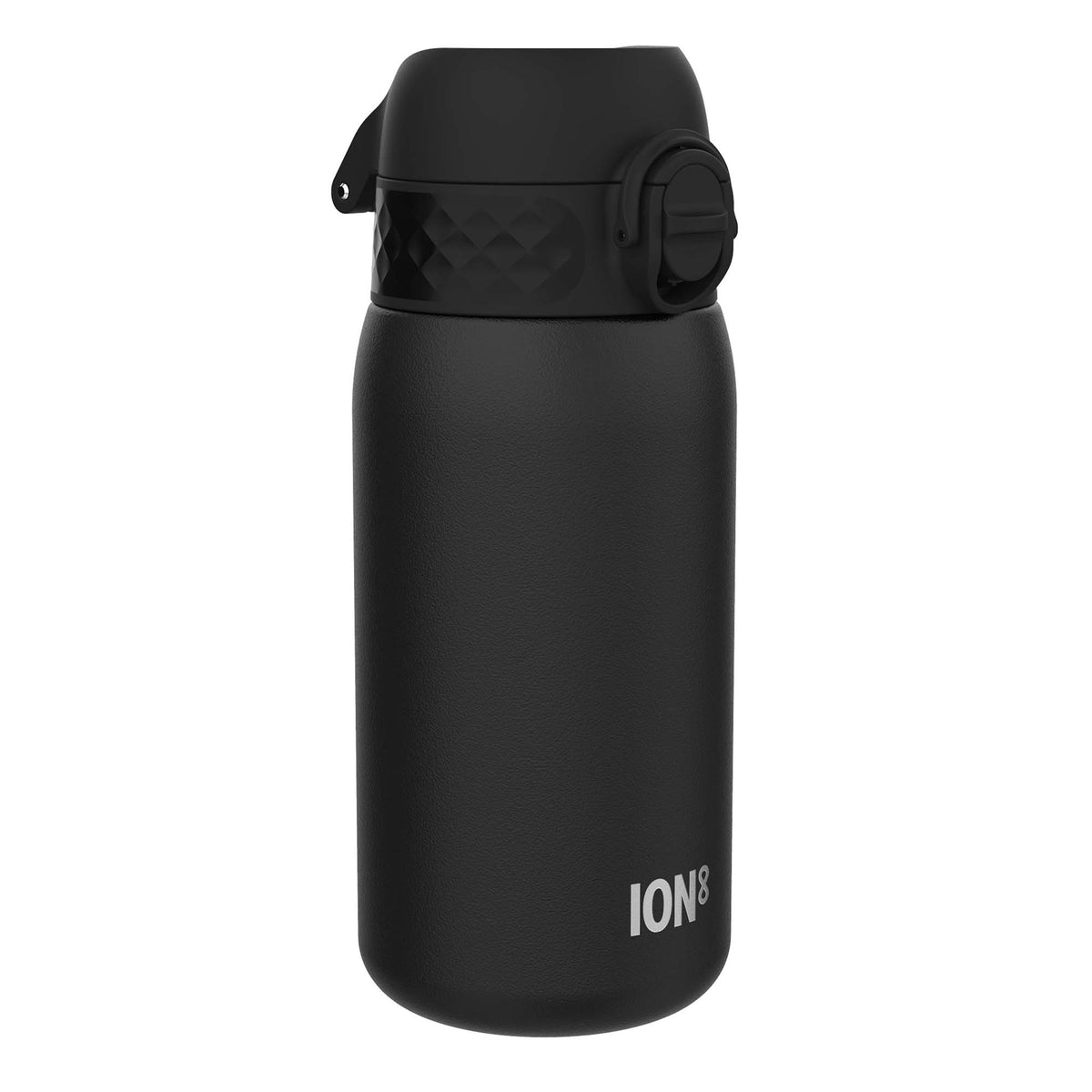 Leak Proof Water Bottle, Stainless Steel, Black, 13oz