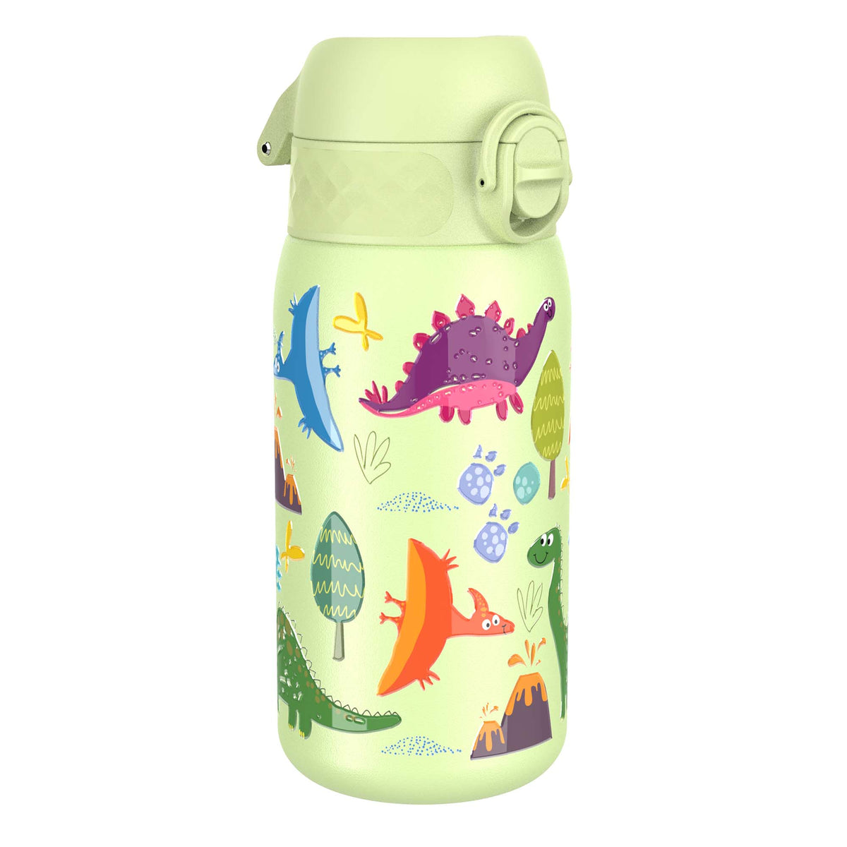 Leak Proof Water Bottle, Stainless Steel, Dinosaurs, 13oz