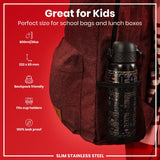 Leak Proof Slim Water Bottle, Stainless Steel, Gamer, 20oz