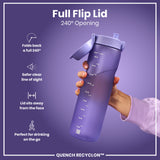 Leak Proof Water Bottle, Recyclon, Light Purple, 34oz
