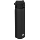 Leak Proof Slim Thermal Steel Water Bottle, Insulated, Black, 17oz