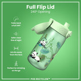 Leak Proof Kids' Water Bottle, Recyclon, Pandas, 12oz