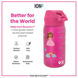 Leak Proof Kids Water Bottle, Recyclon, Princess, 12oz