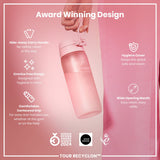 Bottle, Recyclon, Rose Quartz, 24oz