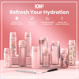 Bottle, Recyclon, Rose Quartz, 24oz