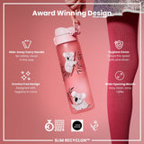 Leak Proof Slim Water Bottle, Recyclon, Koala, 18oz