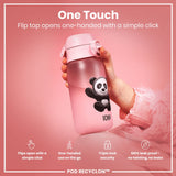 Leak Proof Kids Water Bottle, Recyclon, Panda, 12oz