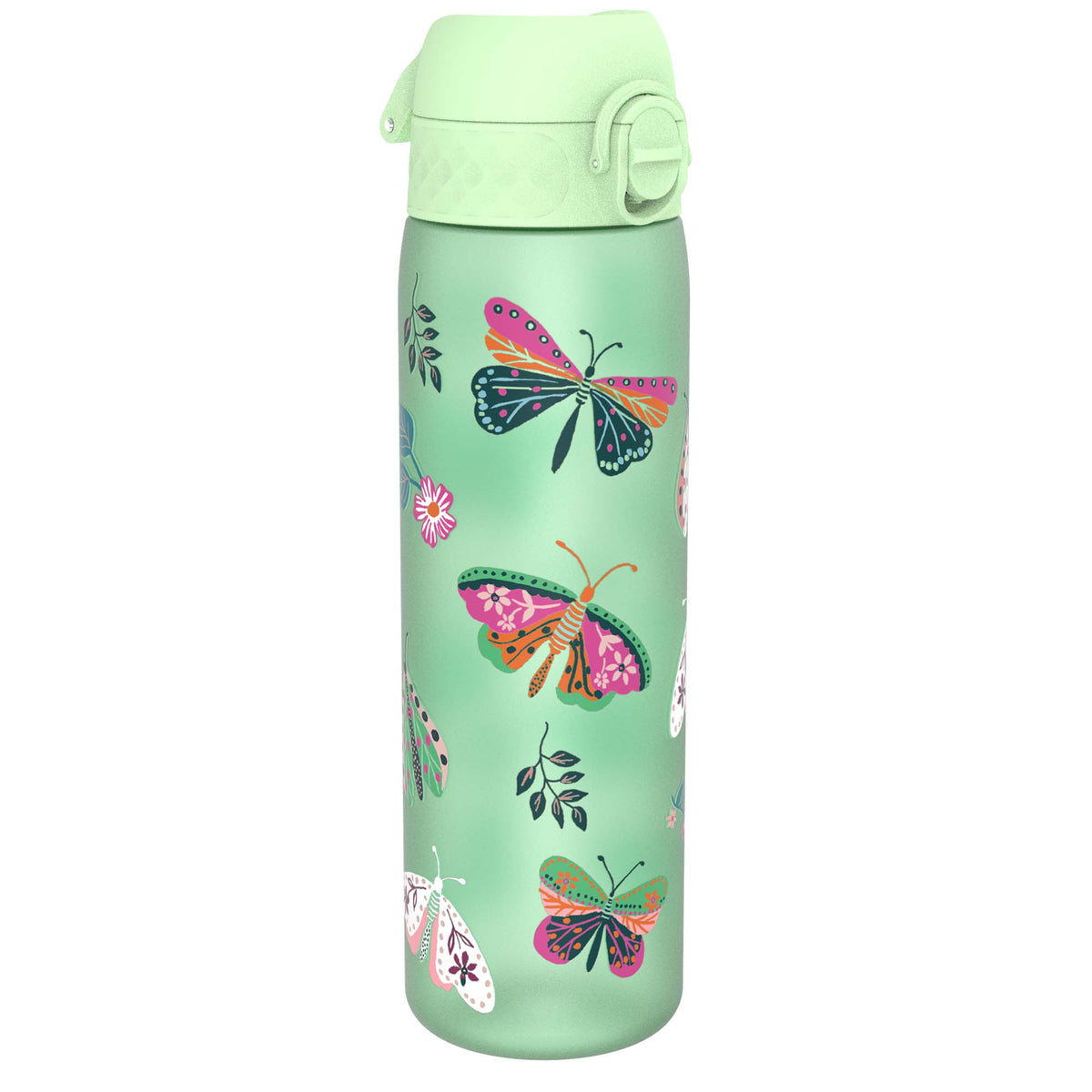 Leak Proof Slim Water Bottle, Recyclon, Wild Butterfly, 18oz