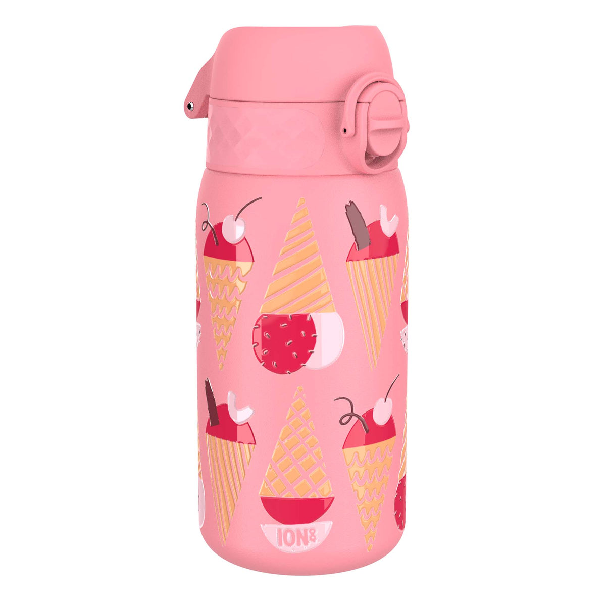 Leak Proof Kids Water Bottle, Stainless Steel, Ice Creams, 13oz