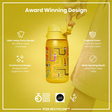Leak Proof Kids Water Bottle, Recyclon, Snakes, 12oz