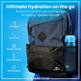 Bottle, Recyclon, Blue, 24oz