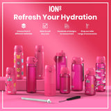 Leak Proof Slim Water Bottle, Recyclon, Pink, 18oz