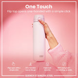 Leak Proof Water Bottle, Stainless Steel, Lilac Dusk, 40oz
