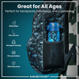 Leak Proof Slim Water Bottle, Recyclon, Dinosaurs, 18oz