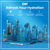 Leak Proof Water Bottle, Recyclon, Blue, 34oz