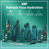 Leak Proof Kids Water Bottle, Recyclon, Aqua, 12oz