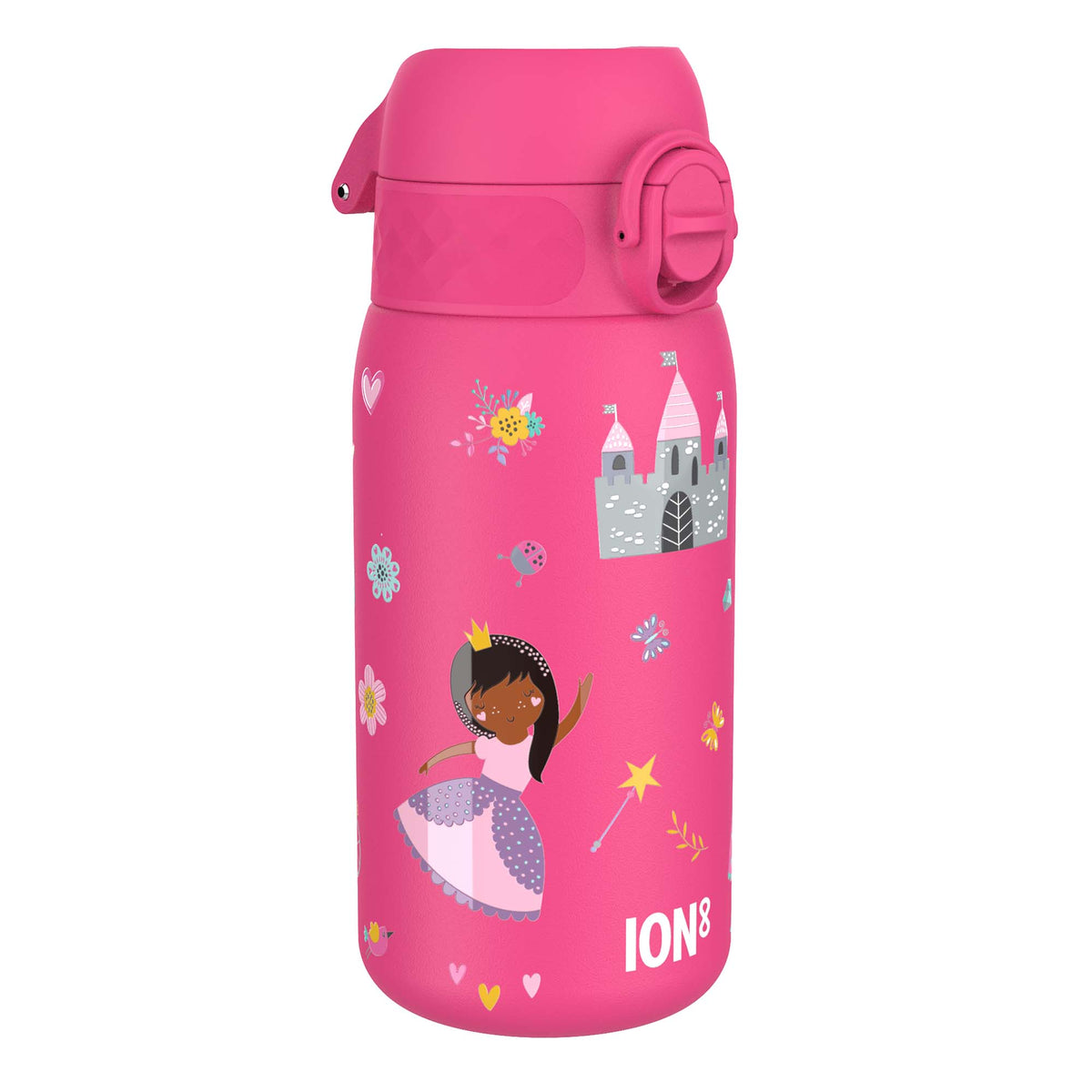 Leak Proof Kids Water Bottle, Stainless Steel, Princess, 13oz