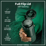 Insulated Steel, Travel Mug, Dark Green, 12oz