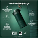 Insulated Steel, Travel Mug, Dark Green, 12oz