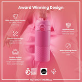 Insulated Steel, Travel Mug, Rose Bloom, 12oz