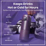 Insulated Steel, Travel Mug, Blackberry, 12oz