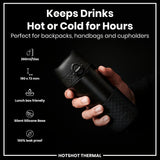Insulated Steel, Travel Mug, Black, 12oz