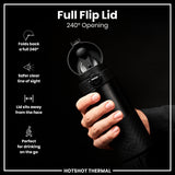 Insulated Steel, Travel Mug, Black, 12oz