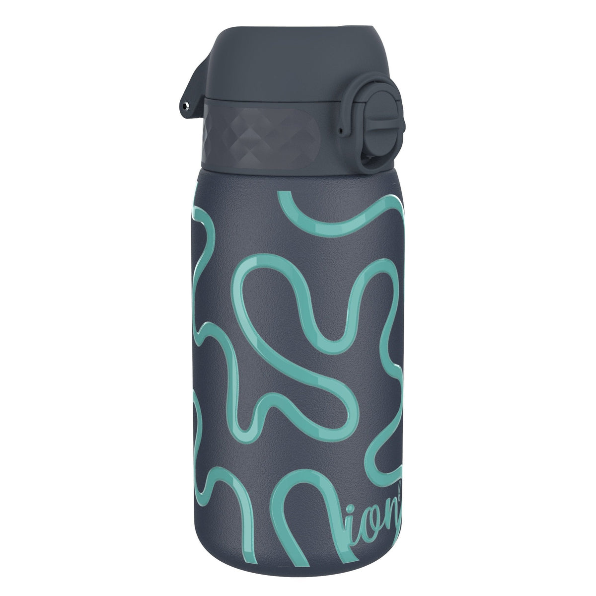 Leak Proof Thermal Steel Water Bottle, Insulated, Squiggly Line, 11oz