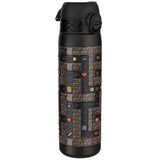 Leak Proof Slim Thermal Water Bottle, Insulated Steel, Gamer, 17oz