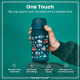 Leak Proof Kids Water Bottle, Recyclon, Rescue Vehicles, 12oz