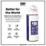 NBA x ION8, Insulated Steel Bottle, LA Lakers, 24oz