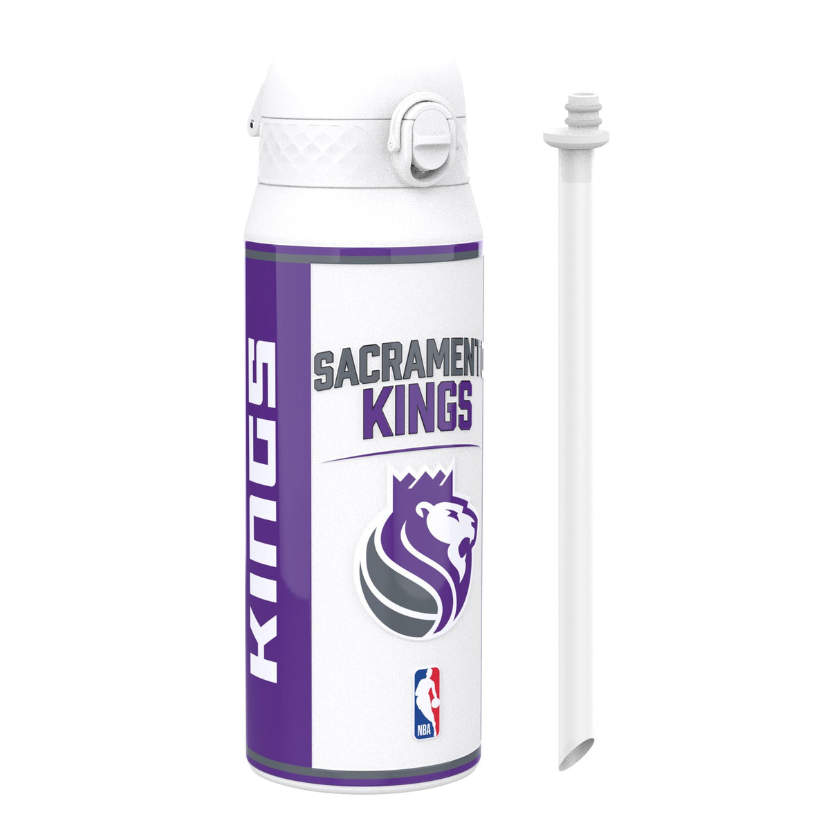 NBA x ION8, Insulated Steel Bottle, Sacramento Kings, 24oz