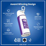 NBA x ION8, Insulated Steel Bottle, Sacramento Kings, 24oz