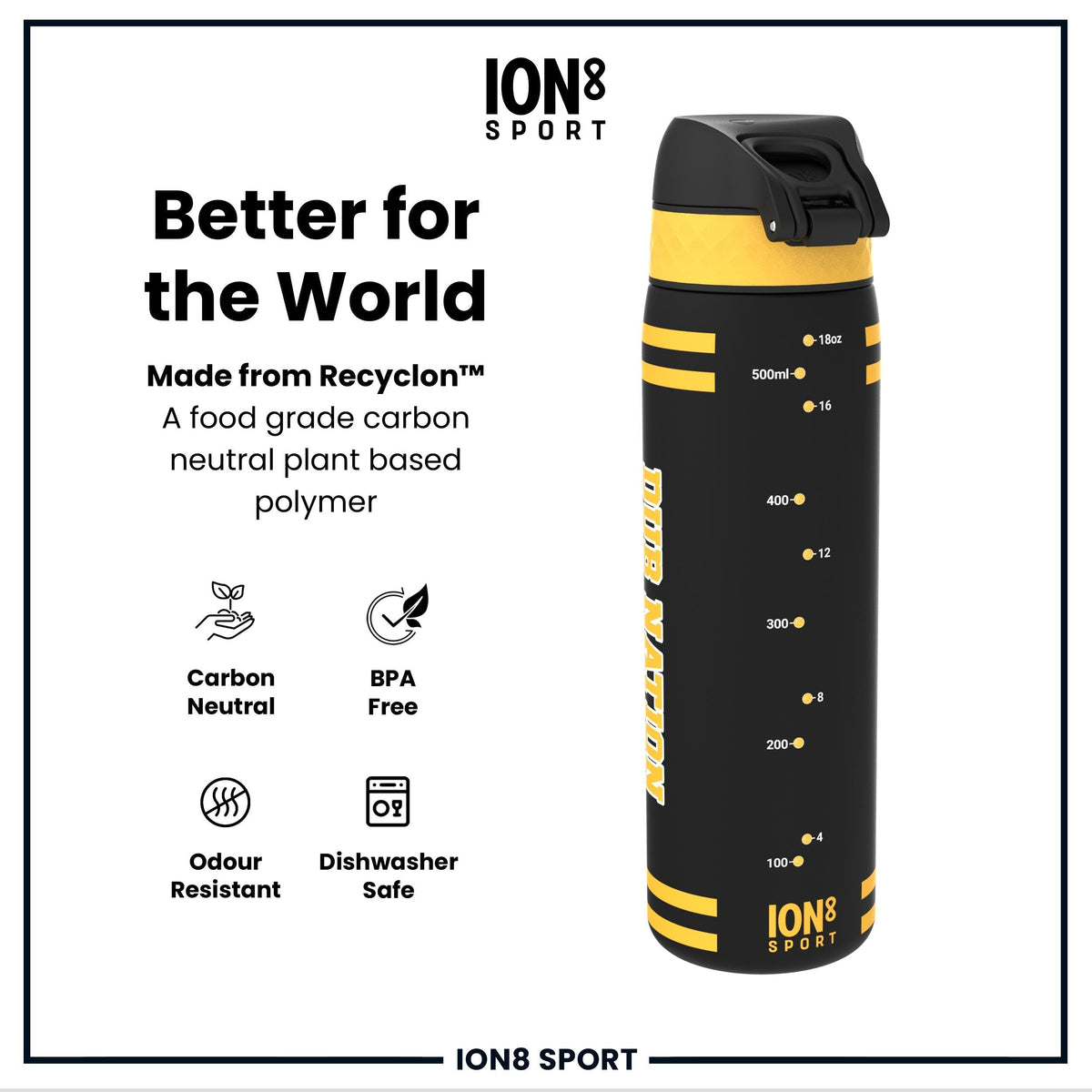 NBA x ION8, Recyclon, GS Warriors, 18oz