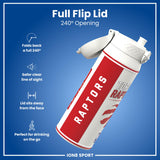 NBA x ION8, Insulated Steel Bottle, Toronto Raptors, 24oz