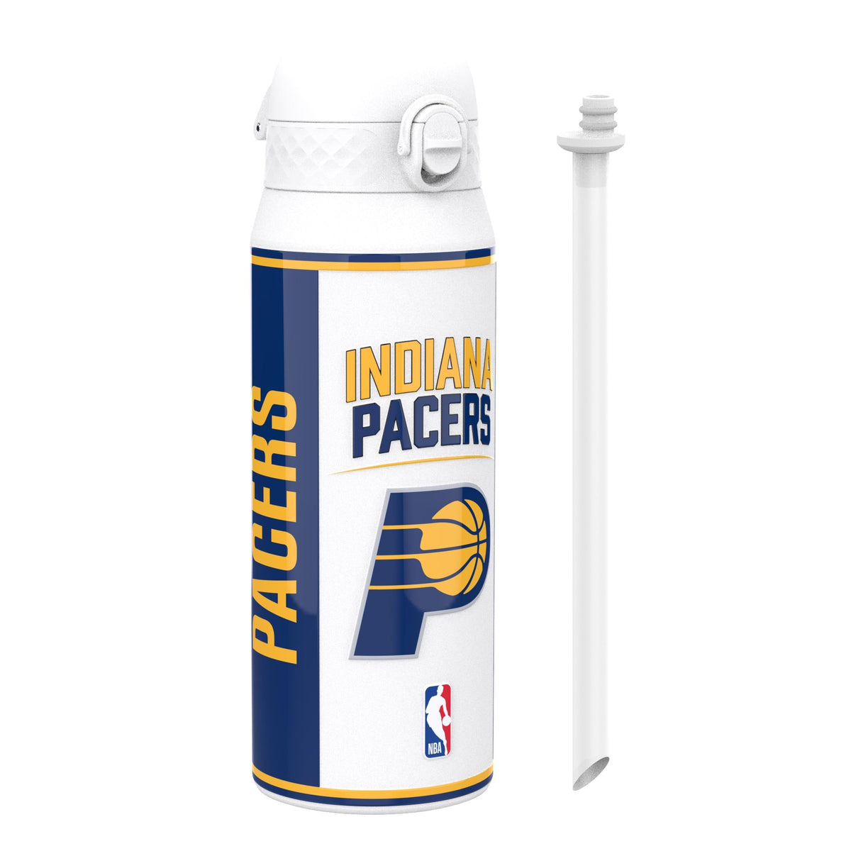 NBA x ION8, Insulated Steel Bottle, Indiana Pacers, 24oz