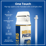 NBA x ION8, Insulated Steel Bottle, Indiana Pacers, 24oz